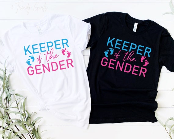 Keeper of the Gender Shirt Gender Reveal Shirt Team Boy Team - Etsy