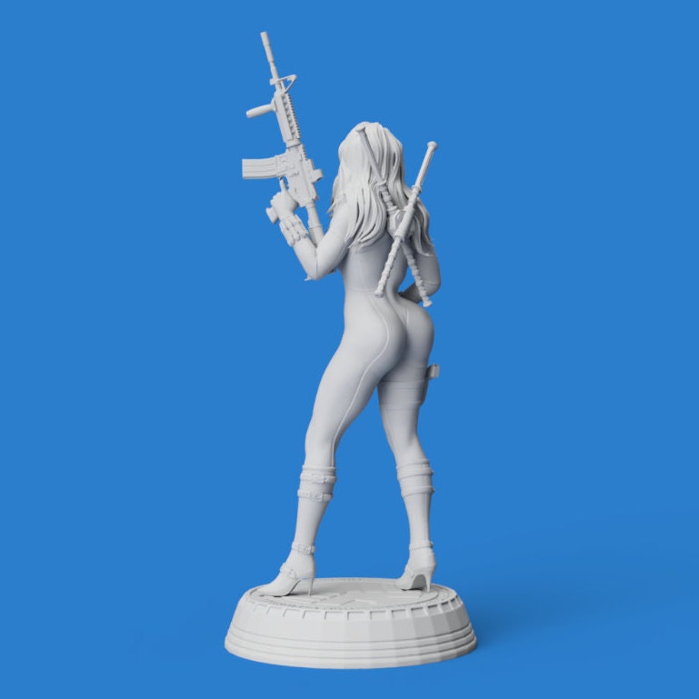 black widow resin model