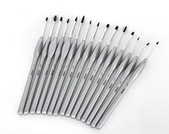 Pintar 15-Piece Fine Detail Paint Brushes for Acrylic Painting - Watercolors - Crafts - Models & Face Painting – Tiny Professional Fine Tip