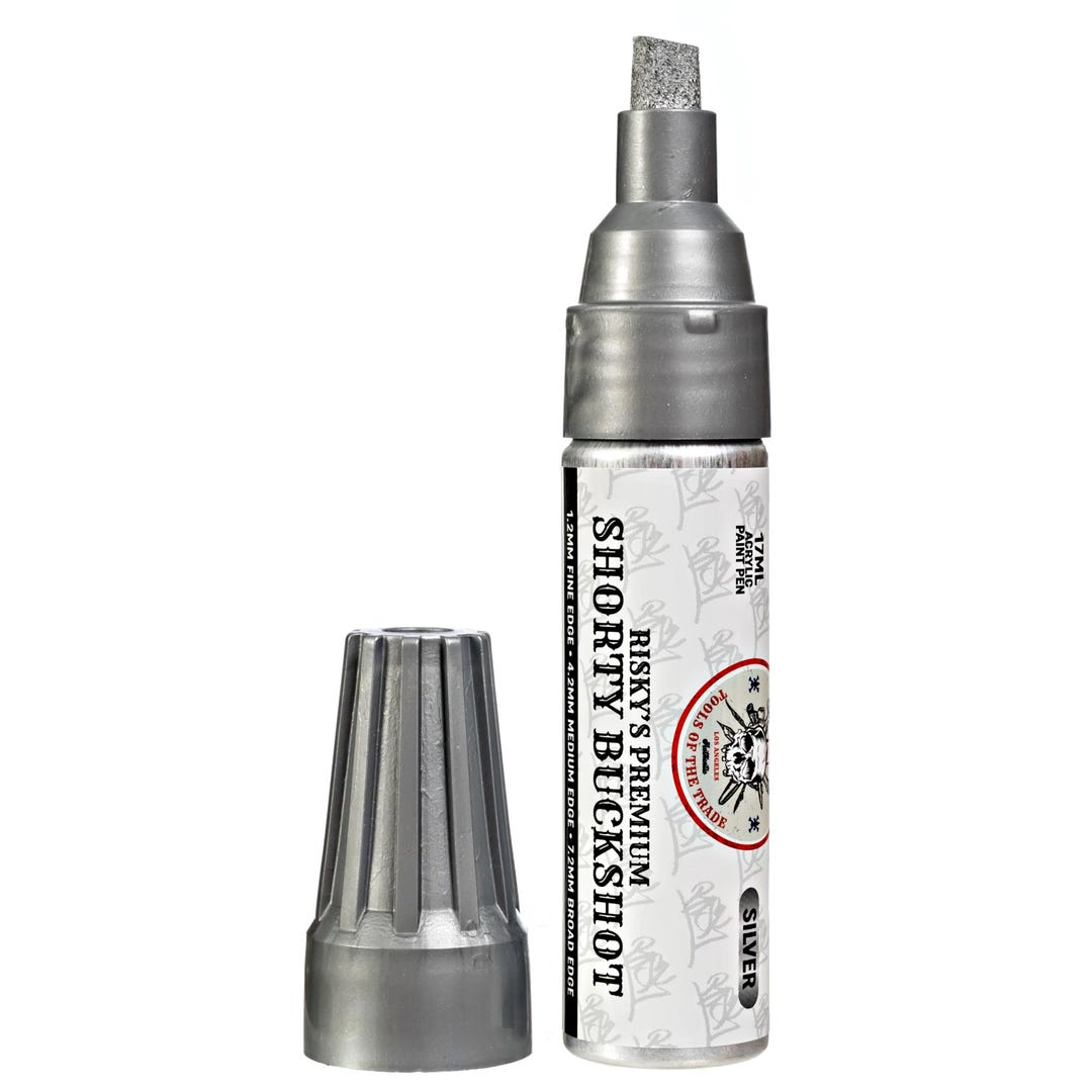 Risk Shorty Buckshot Acrylic Based Chisel Tip Paint Pens – Silver - Etsy