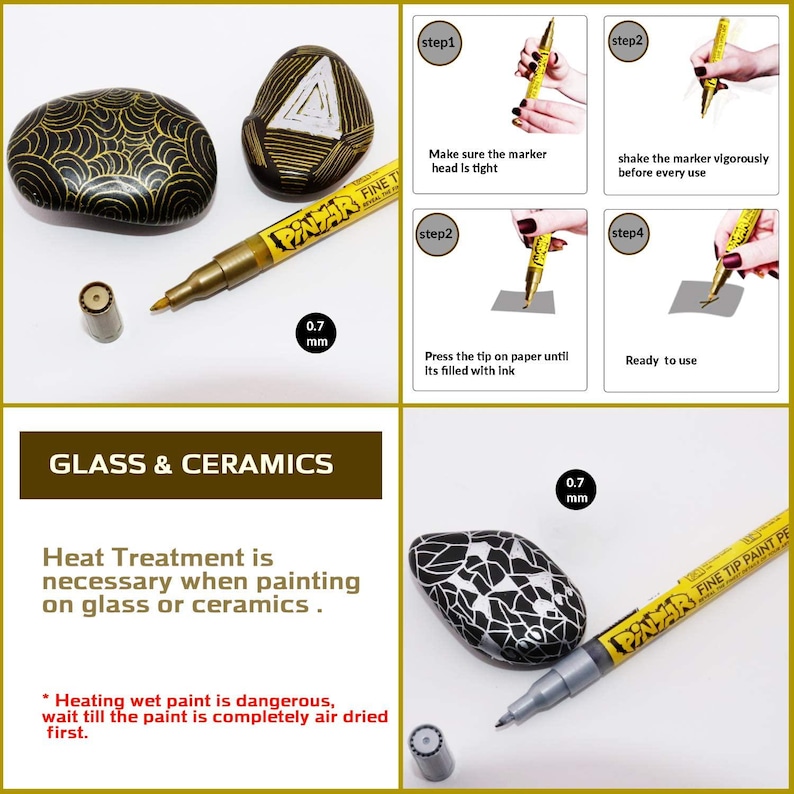Detailed fine tip markers perfect for adding accents and highlights.