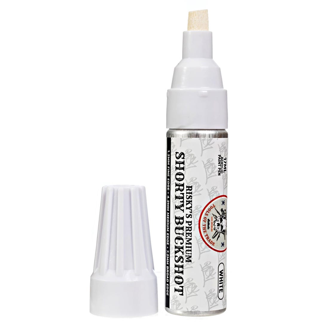 Risk Shorty Buckshot Acrylic Based Chisel Tip Paint Pens – White - Etsy