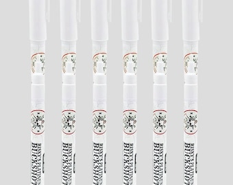 Risk Platinum 1Mm Acrylic Based Paint Pens – 6 Pack – White