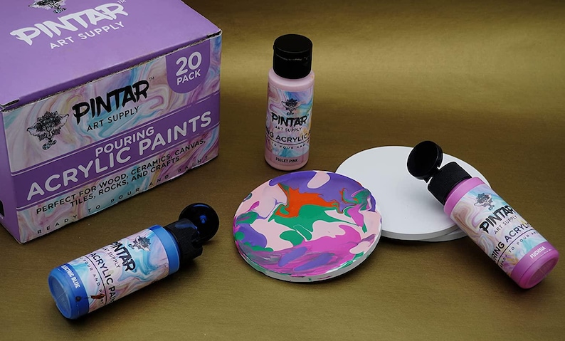 Abstract painting supplies,Multi-surface pouring paint