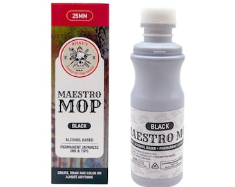 25mm Alcohol Based Mop Marker – High Flow Graffiti Ink Pen for Street Art Calligraphy  (DIY Creations)
