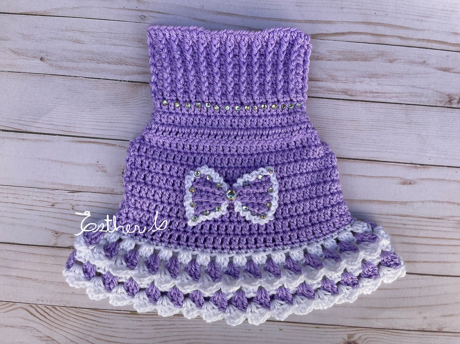 Dog Dress Pattern Crochet Dog Dress Pattern Only PDF INSTANT Etsy