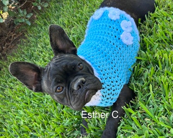 Crochet Dog Sweater PATTERN ONLY PDF instant download