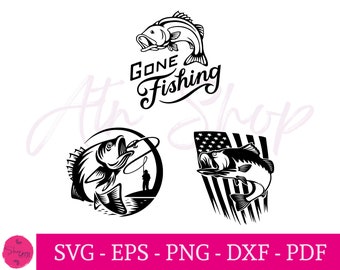 Download Fishing flag svg | Etsy