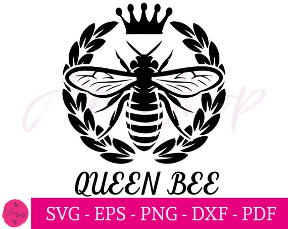 Queen bee svg cute fun quirky mom life motherhood Digital | Etsy