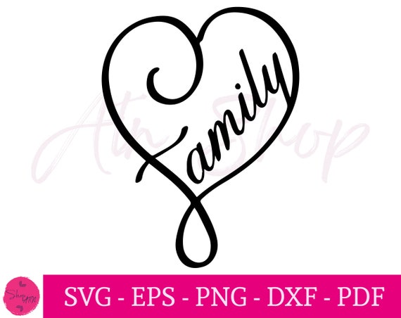 Download Heart Family Svg Family Svg Home Love Svg Digital Cut File Etsy PSD Mockup Templates