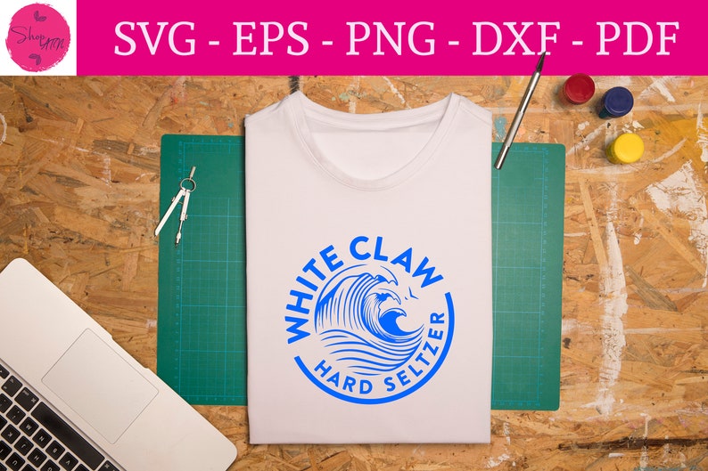 Download White Claw Svg Hard Seltzer Svg Hard Wave Svg Digital Cut ...