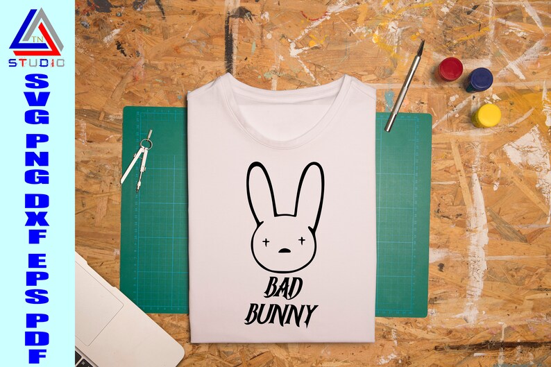 Download Bad Bunny Svg Bundle svg files for cricut Digital Cut File. | Etsy