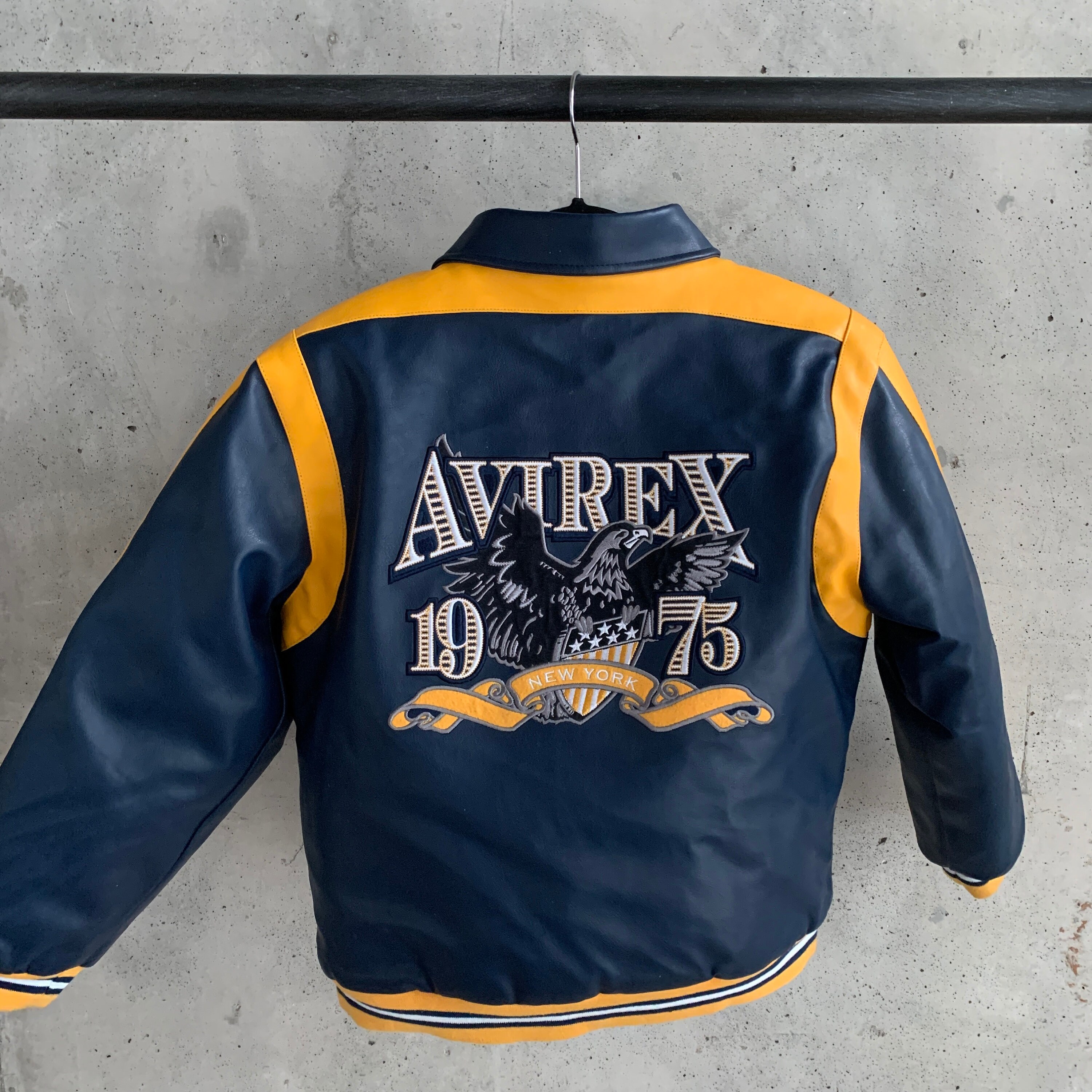 Vintage Avirex 1975 Leather Varsity 