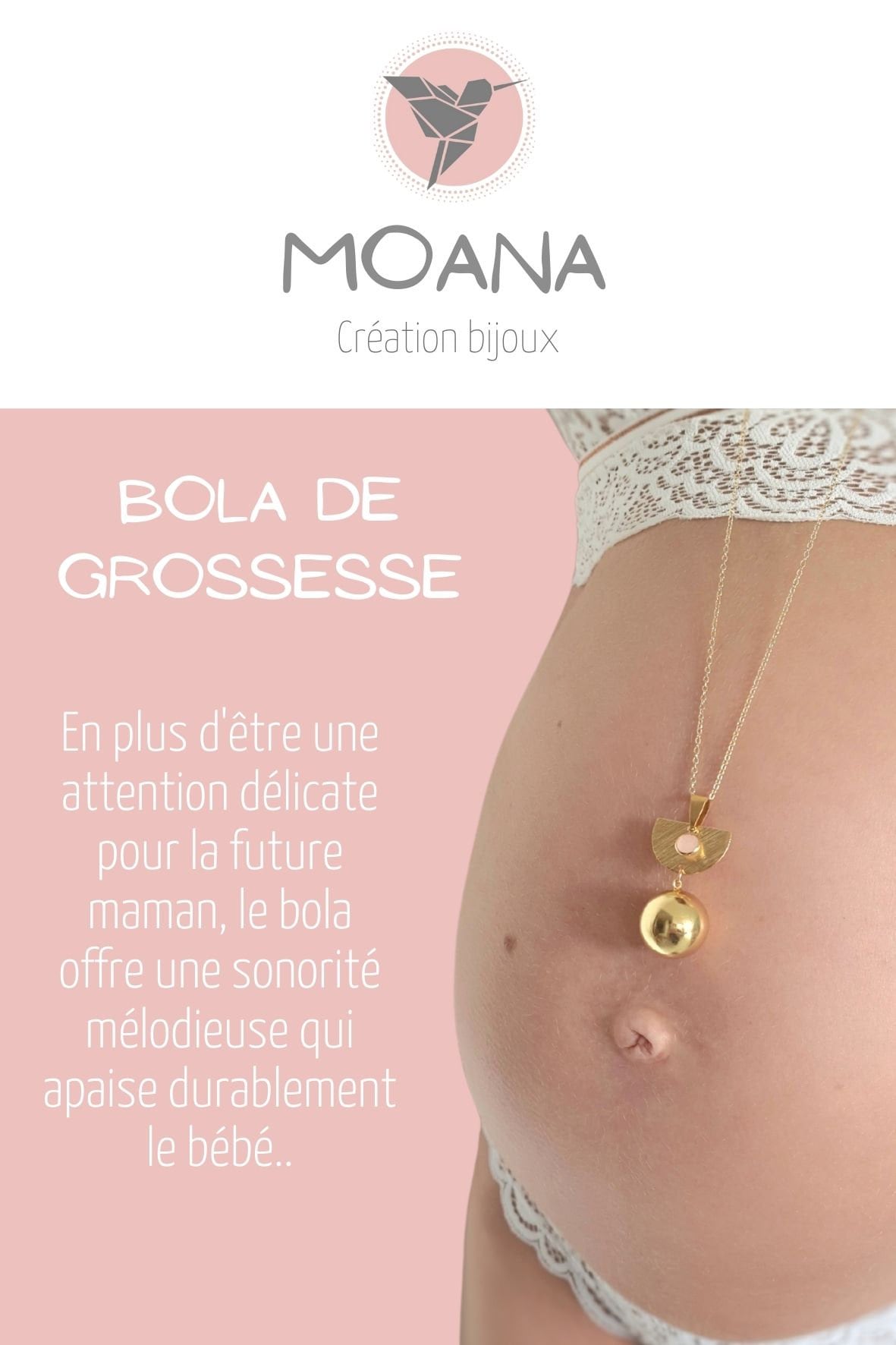 Pregnancy Bola Lithotherapy Gold Fine Stones Rose Quartz Etsy