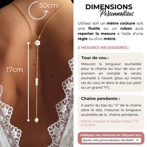 les dimensions du collier sont personnalisables