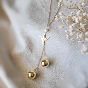Bola de grossesse gémellaire colibri, cadeaux femme enceinte, future maman jumeaux, jumelles, parcours PMA, cadeau, fête des mères