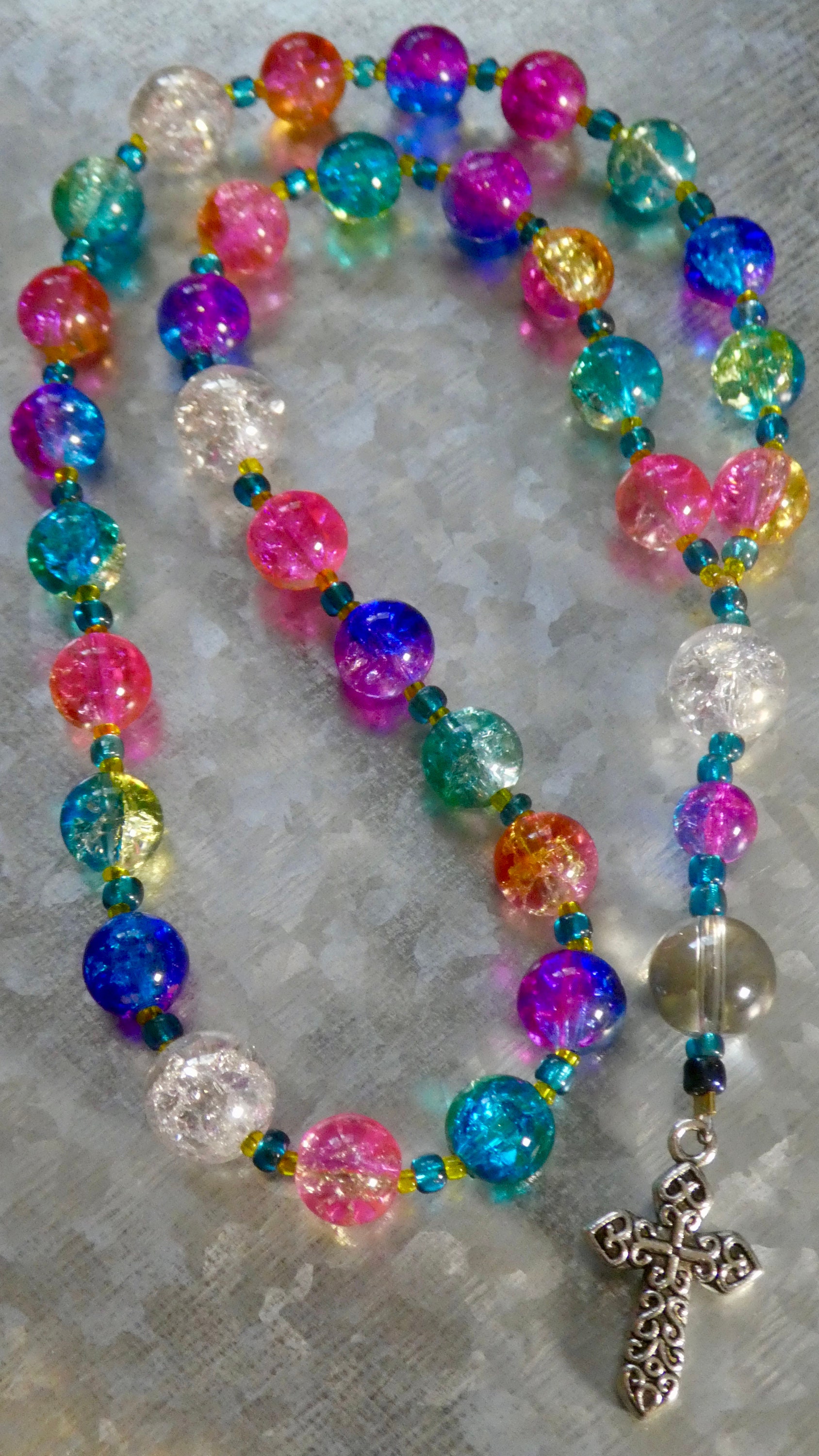 Protestant Prayer Beads Christian Prayer Beads Anglican Etsy