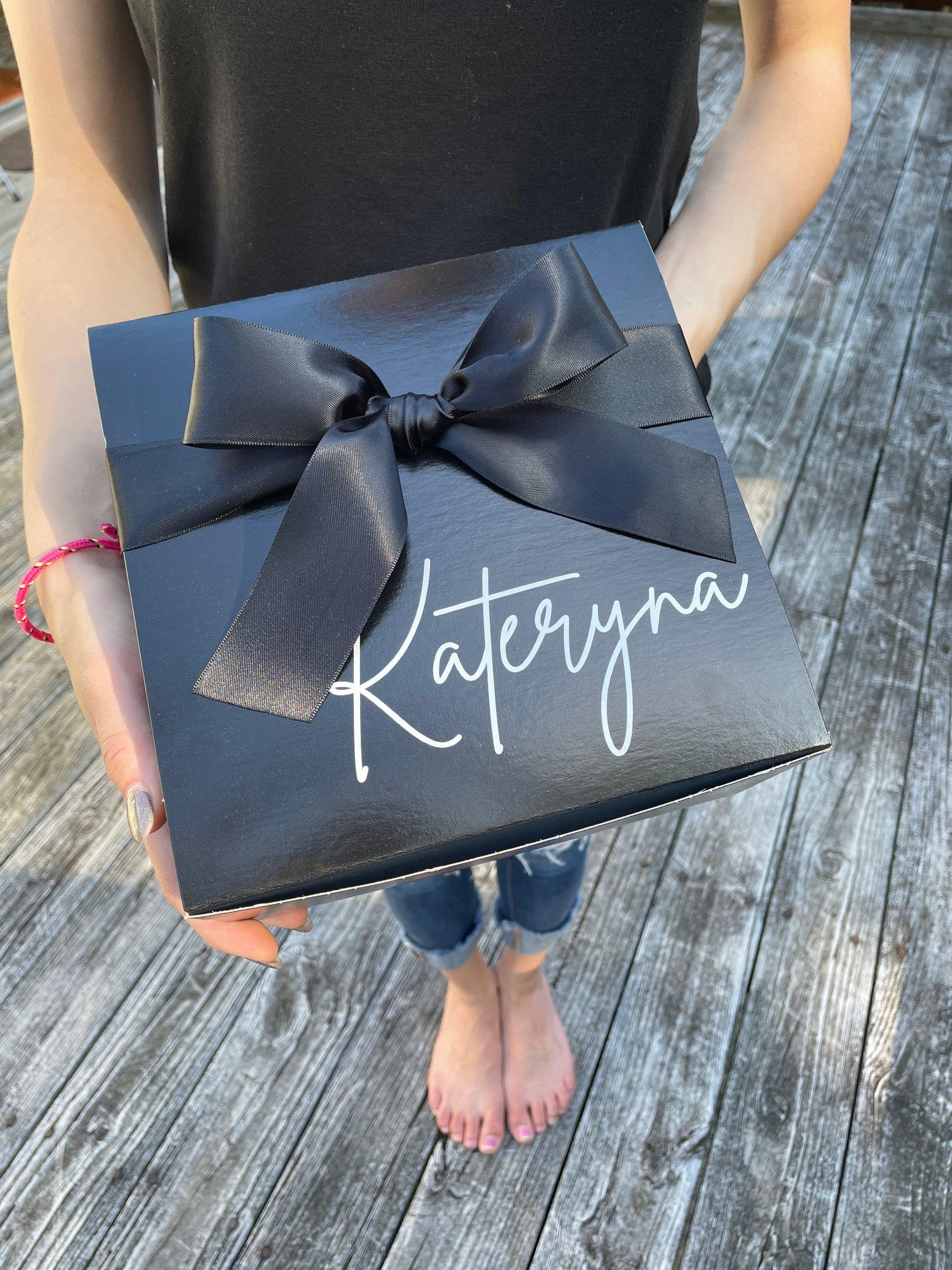 Custom Gift Boxpersonalized Gift Boxcustom Name Box Etsy UK