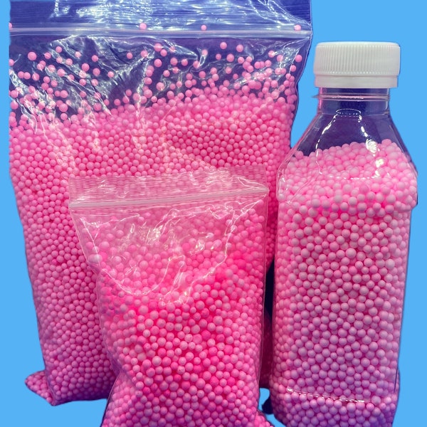 Pink Foam Beads