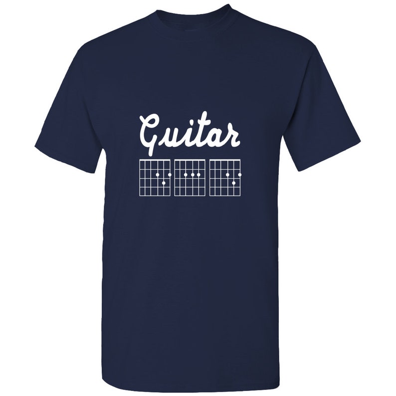 Download Guitar Dad T-Shirt Best Dad Ever Dad Guitar Chord Shirt | Etsy
