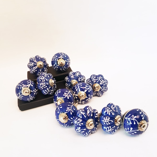 Hand Painted Porcelain Knob - Etsy