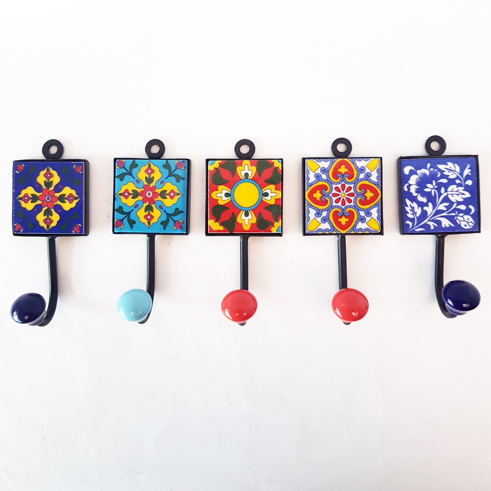 5 Coat Hooks-wall Hook Hangers for Decorative Home Decor. Corfu ...