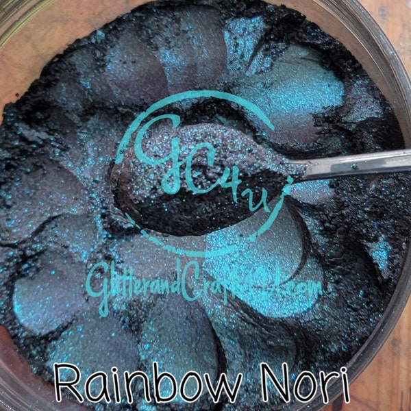 RAINBOW NORI - Chameleon Powder-Make-Up, Nails, Crafting - Multi DIMENSIONAL color changing pigment powder