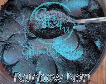 RAINBOW NORI - Chameleon Powder-Make-Up, Nails, Crafting - Multi DIMENSIONAL color changing pigment powder
