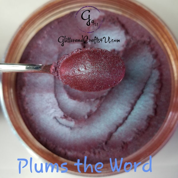 Plums The Word - Chameleon Powder-Make-Up, Nails, Crafting - color changing pigment powder