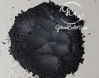 Black Pearl Pigment Powder Cosmetic Safe - Suitable for changing resin black for chameleon powder shifting.