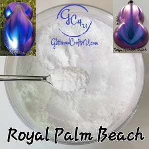 Royal Palm Beach - Interference Chameleon Powder-Make-Up, Nails, Crafting - Polvere di pigmenti che cambiano colore multi DIMENSIONALE