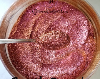 South Beach -SPARKLY Chameleon Powder-Make-Up, Nails, Crafting - Multi DIMENSIONAL color changing pigment powder - Pink, Orange, Mauve, Gold