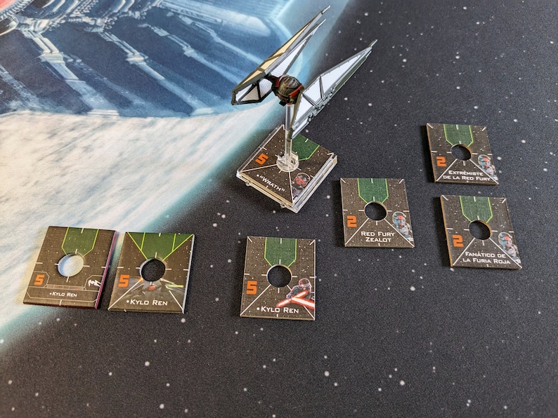 TIE Whisper Ship Tokens for X-wing Miniatures - Etsy