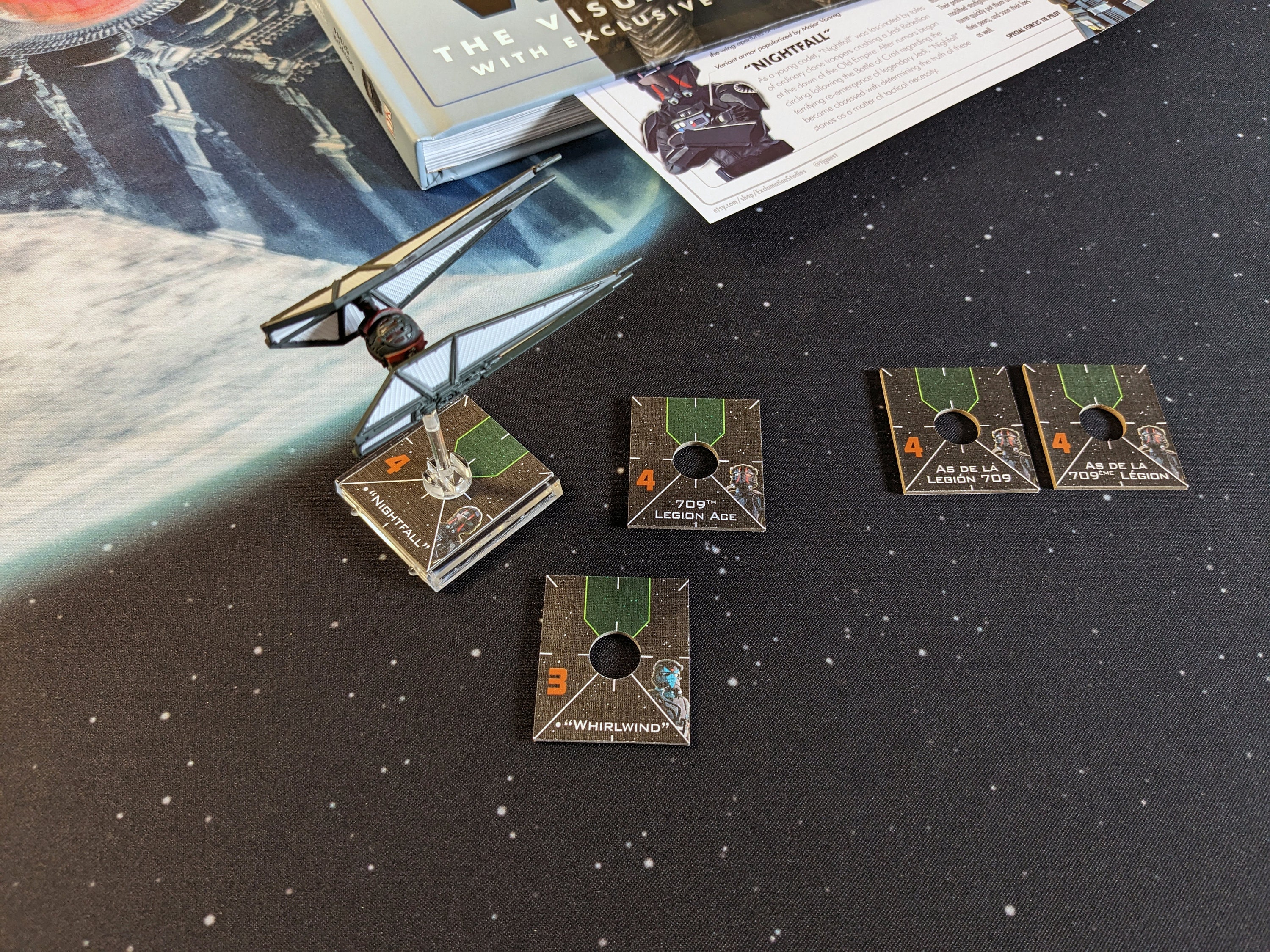 TIE Whisper Ship Tokens for X-wing Miniatures - Etsy