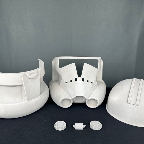 Clone Trooper Helmet Resin 3D Print DIY Kit