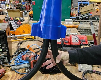 Giant 10" blue large jumbo wire nut