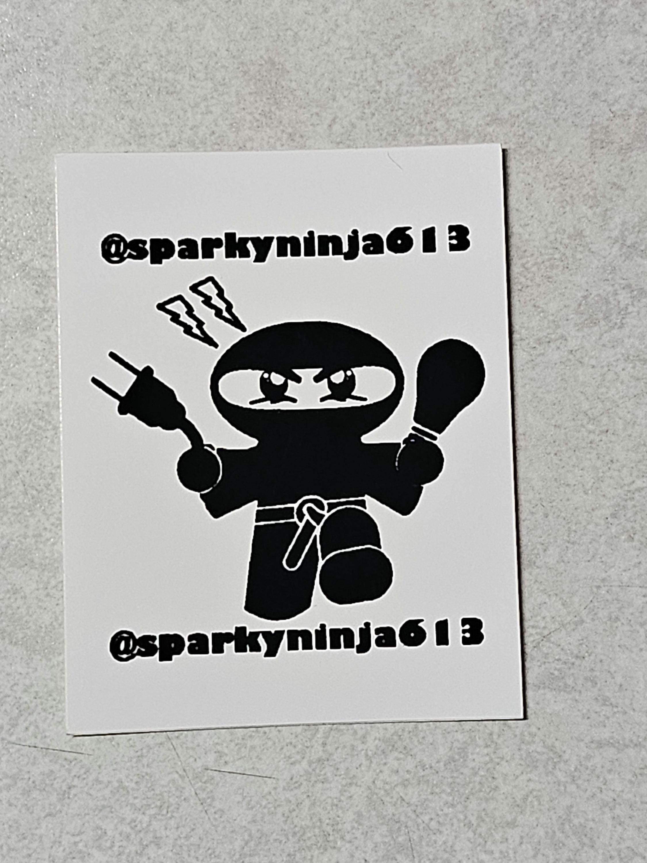 2x3 Sparkyninja613 Logo 2 Pack Stickers - Etsy