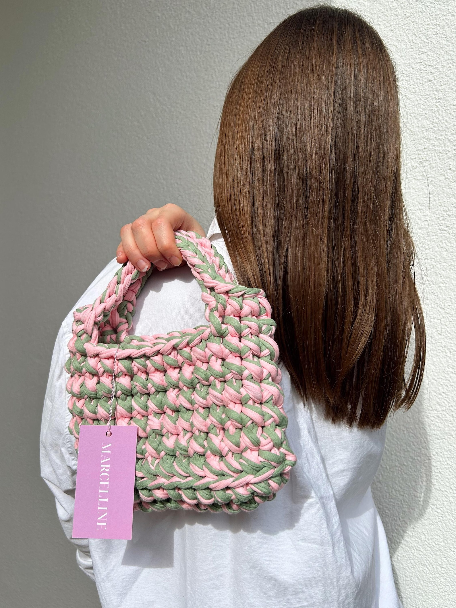 Häkeltasche Detailansicht