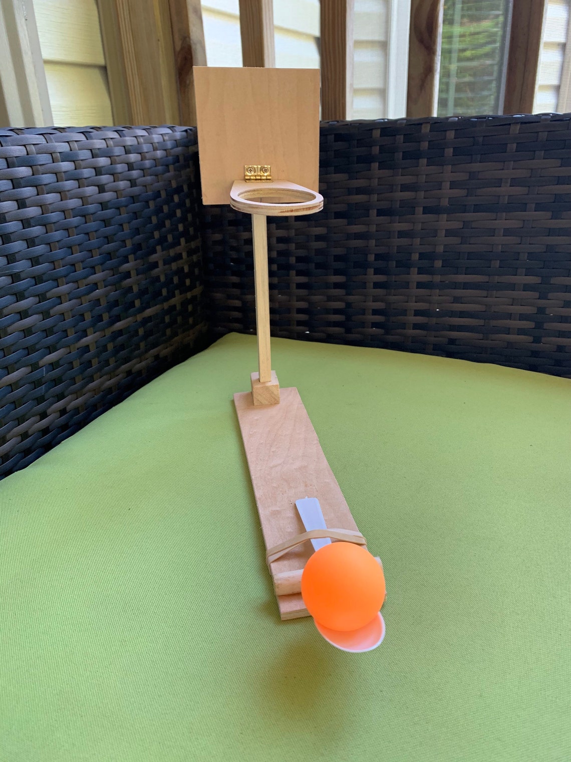 Handmade Mini Wooden Basketball Game Etsy