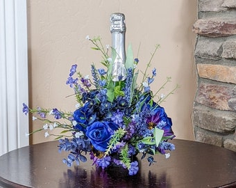 Hostess Gift | Wine Bottle Bouquet | Wedding Centerpiece | Wine Bottle Decor