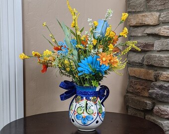 Mothers Day Arrangement | Mothers Day Ceramic Pitcher Arrangement | Mother's Day Gift | Mothers Day Centerpiece