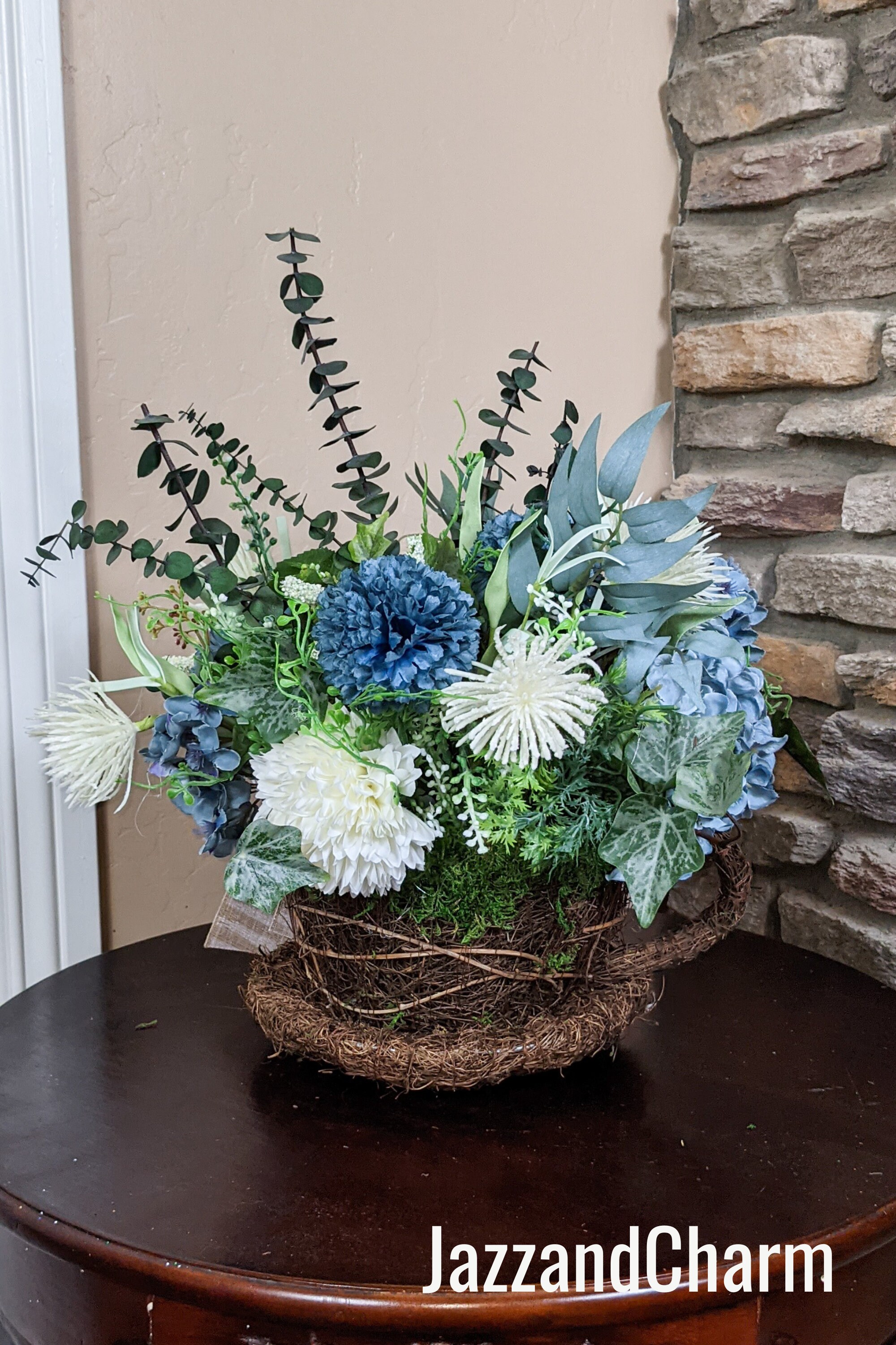 Blue Floral Tea Cup Arrangement Spring Centerpiece Flower Etsy blue-floral-tea-cup-arrangement-spring-centerpiece-flower-etsy