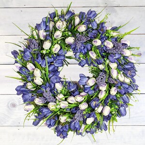 Spring Wreath | Easter Wreath | Tulip Wreath | Year Round Wreath