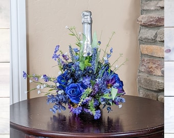Hostess Gift | Wine Bottle Bouquet | Wedding Centerpiece | Wine Bottle Decor