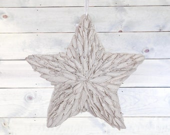 Christmas Star Ornament (Set of 2) | Christmas Tree Ornament | Christmas Window Decor | Christmas Wall Decor