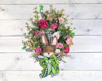 Easter Wreath | Easter Bunny Wreath | Spring Wreath | Front Door Wreath