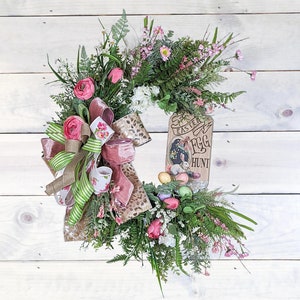 Easter Wreath | Easter Egg Hunt Wreath | Spring Wreath | Year Round Wreath