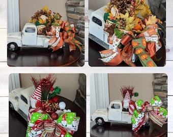 All Seasons Centerpiece | Interchangeable 4 in 1 Centerpiece | Fall Centerpiece | Christmas Centerpiece