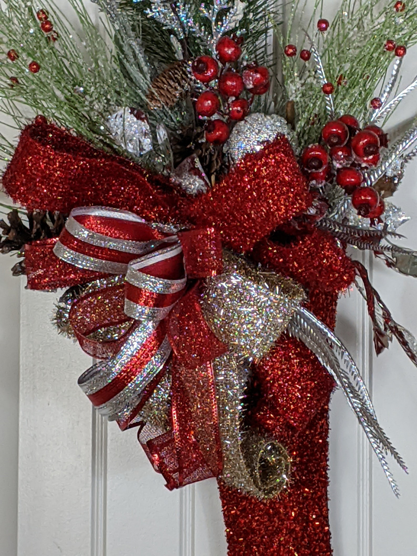 Christmas Stocking Wreath 