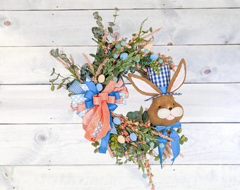 Easter Bunny Wreath | Easter Wreath | Spring Wreath | Front Door Wreath